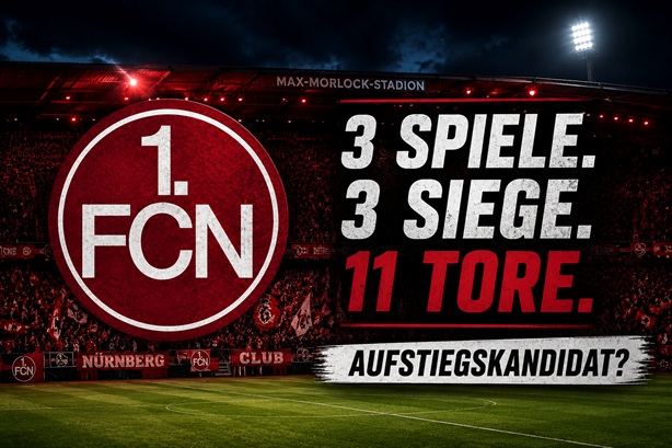 1. FC Nürnberg - Ist der FCN schon ein Aufstiegskandidat