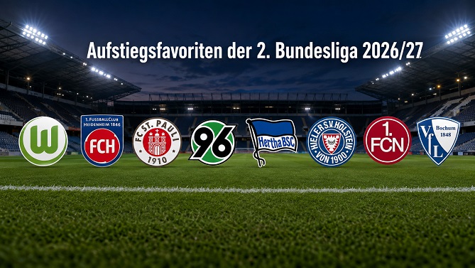 Aufstiegsfavoriten der 2. Bundesliga 202627