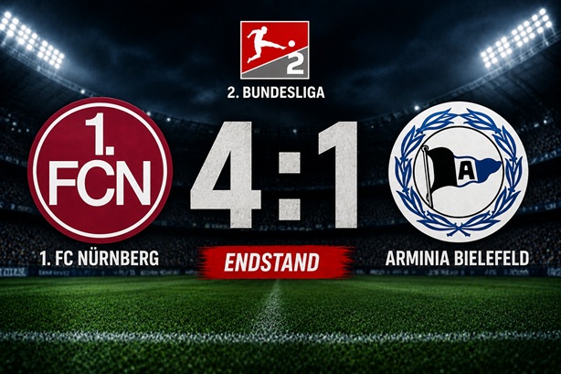 Nürnberg gegen Bielefeld 4-1