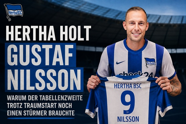 Hertha holt Gustaf Nilsson