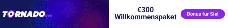 Tornadobet Willkommensbonus