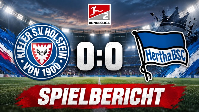 Holstein Kiel gegen Hertha BSC 0:0 im Spielbericht der 2. Bundesliga